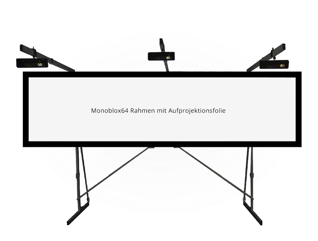 The Desertscreen Consists Of A Foldable Monoblox64 - Line Art (1055x791), Png Download