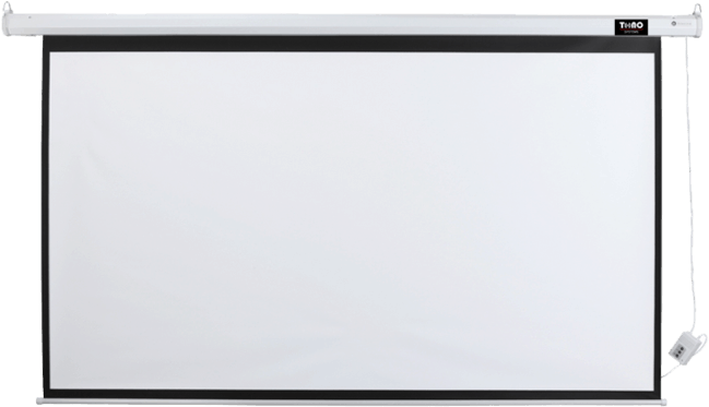 Motorised Projector Screens - Telon Proyector Png (662x495), Png Download