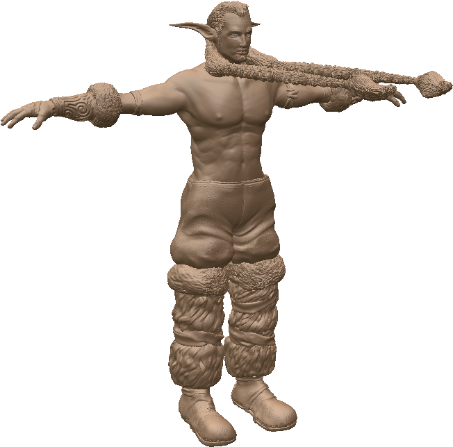Render02-1 T=1283417374 - Male (689x649), Png Download