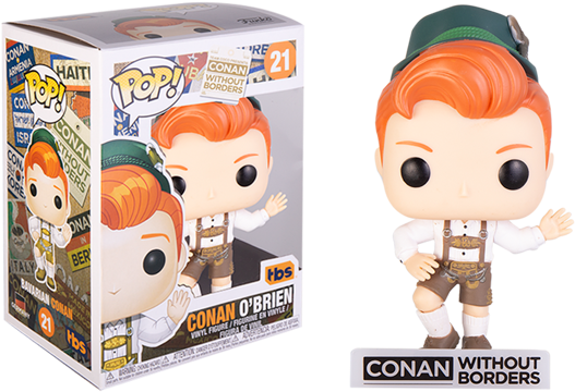 Conan O'brien In Lederhosen Pop Vinyl - Funko Pop (600x600), Png Download