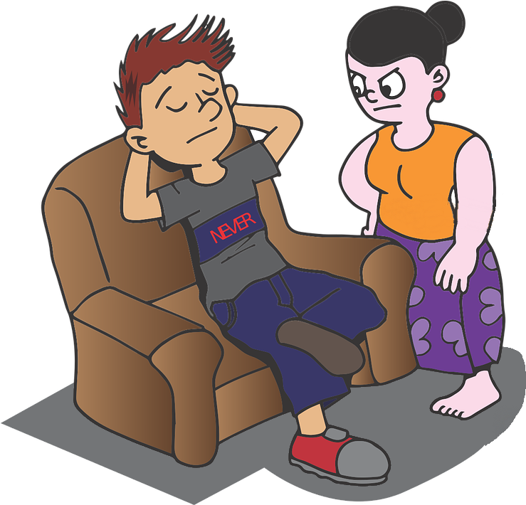 Lazy K - Lazy Kid (749x709), Png Download