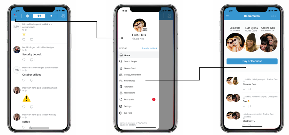 Venmo3 - Iphone (1000x468), Png Download