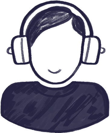 Start Listening - Illustration (600x600), Png Download