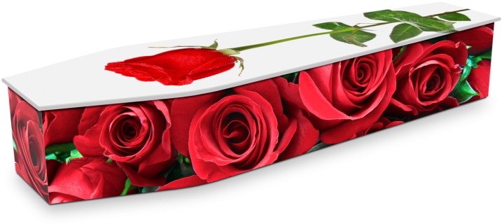 Red Roses - Red Coffins (800x536), Png Download