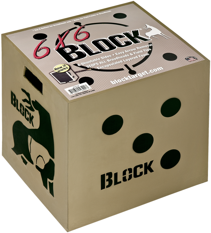 Block Crossbow Target - Block Archery Target (738x800), Png Download