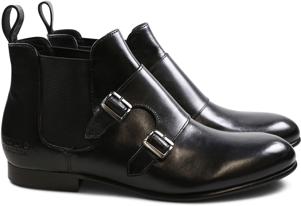 Ankle Boots Sally 27 Crust Black Elastic Black Hrs - Melvin Hamilton Sally 16 Grau (1024x1024), Png Download