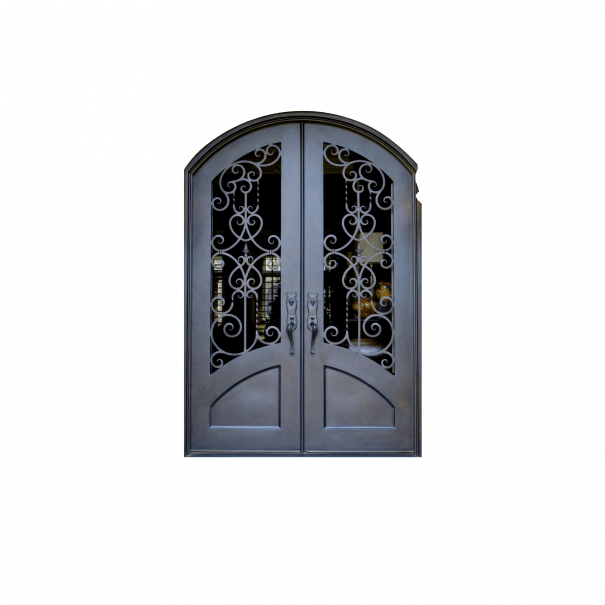 Window Door Split Window Door Split - Wrought Iron Entry Doors (605x605), Png Download