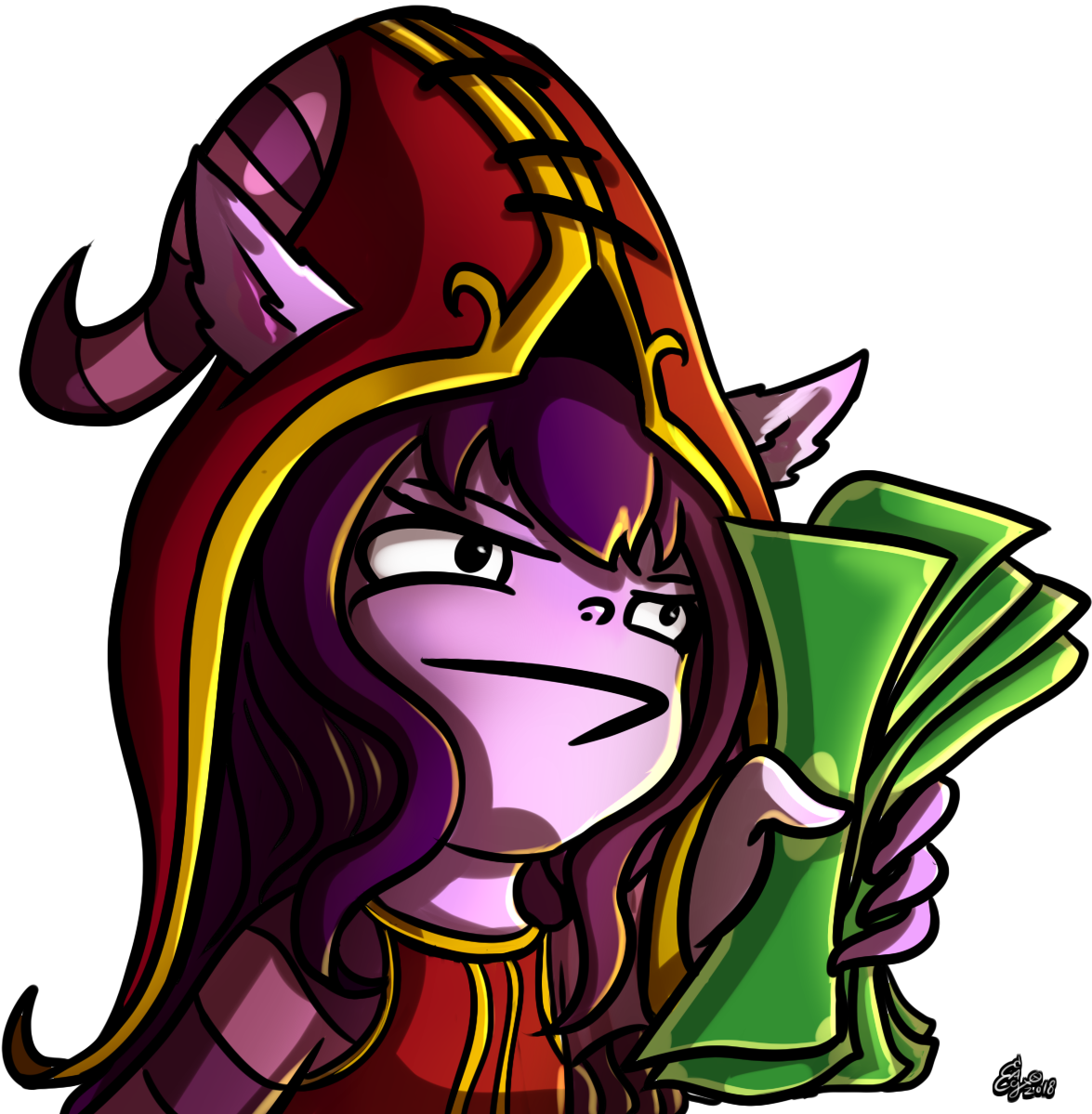 Shut Up And Take Mah Money - Lulu Pix Fan Art (1200x1200), Png Download