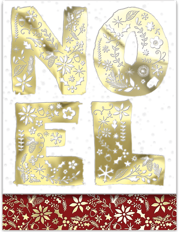 Noel Pocket Note Pad - Greeting Card (1200x1200), Png Download