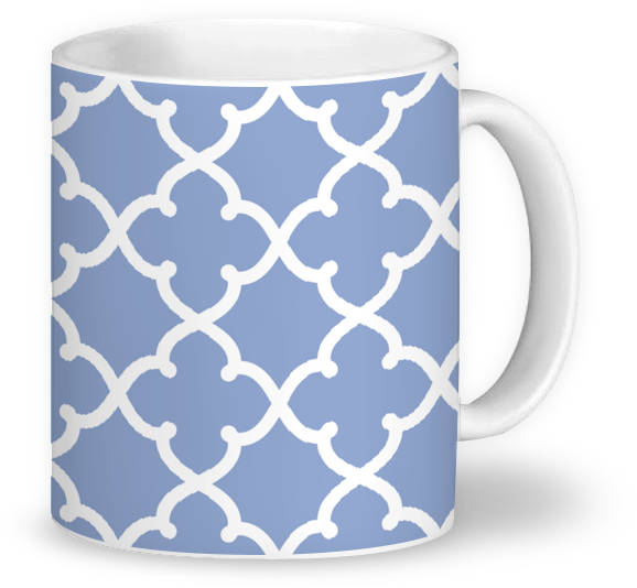 Caneca Moldura Serenity De Tâmara Horstina - Moldura Para Caneca Png Azul (800x800), Png Download