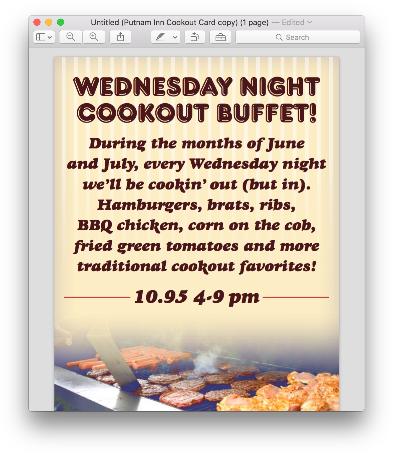 Cook Out Cardrhonda2016 06 28t18 - Chicken Soup For The Soul (1360x1564), Png Download