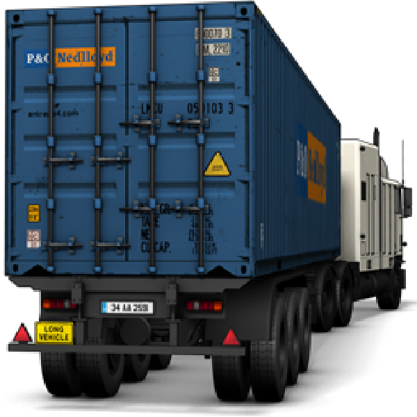 Full Truckload - Container Icon (600x600), Png Download