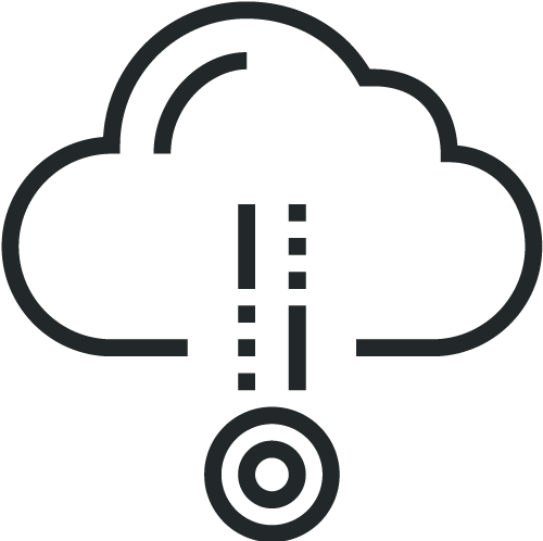 We Support You To Launch - Cloud Computing Logo Black (702x502), Png Download