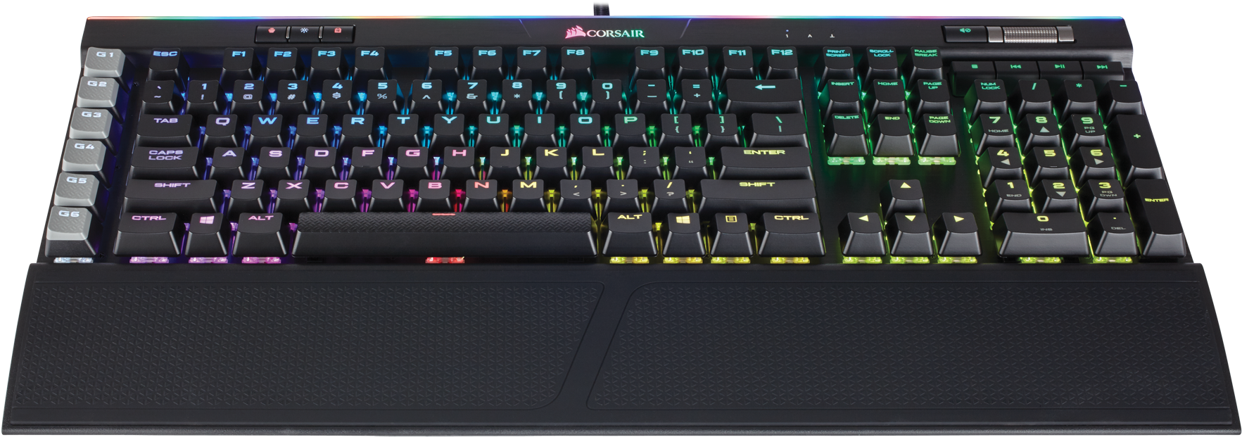 Corsair K95 Rgb Platinum - Corsair K95 Platinum Cherry Mx Brown (2048x620), Png Download