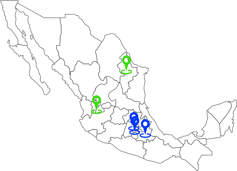 Sucursales - Expediciones De Diego De Guzman (874x609), Png Download