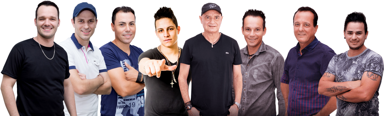 Os Reis Do Baile - Vocalista Da Banda Os Atuais (1281x410), Png Download