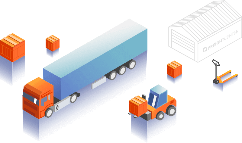 Freight Shipping Truckload Supply Chain Logistics - Model Car (800x483), Png Download