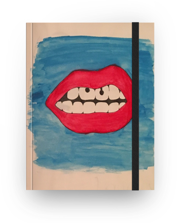 Caderno Lábios De Laurana - Painting (800x800), Png Download