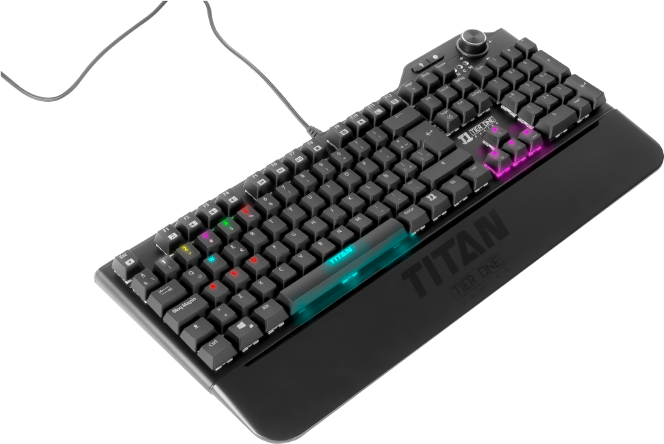 Keyboard Titan Ultra Blue - Steelseries Apex M800 (1000x667), Png Download