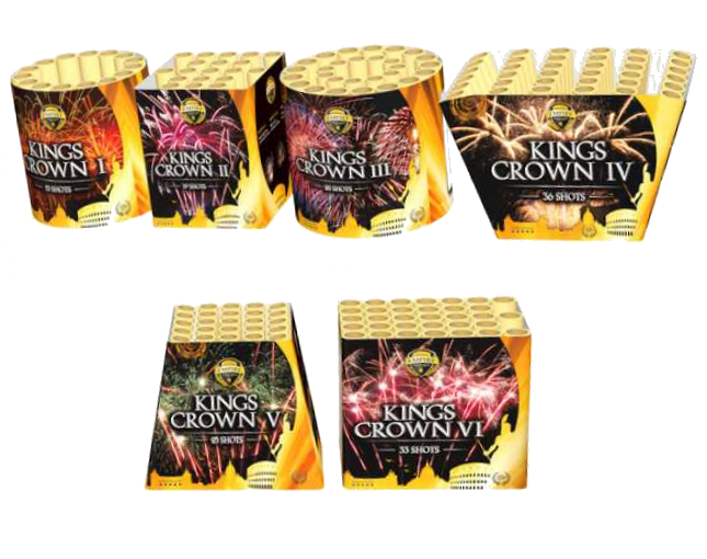 Kings Crown - Fireworks (660x600), Png Download