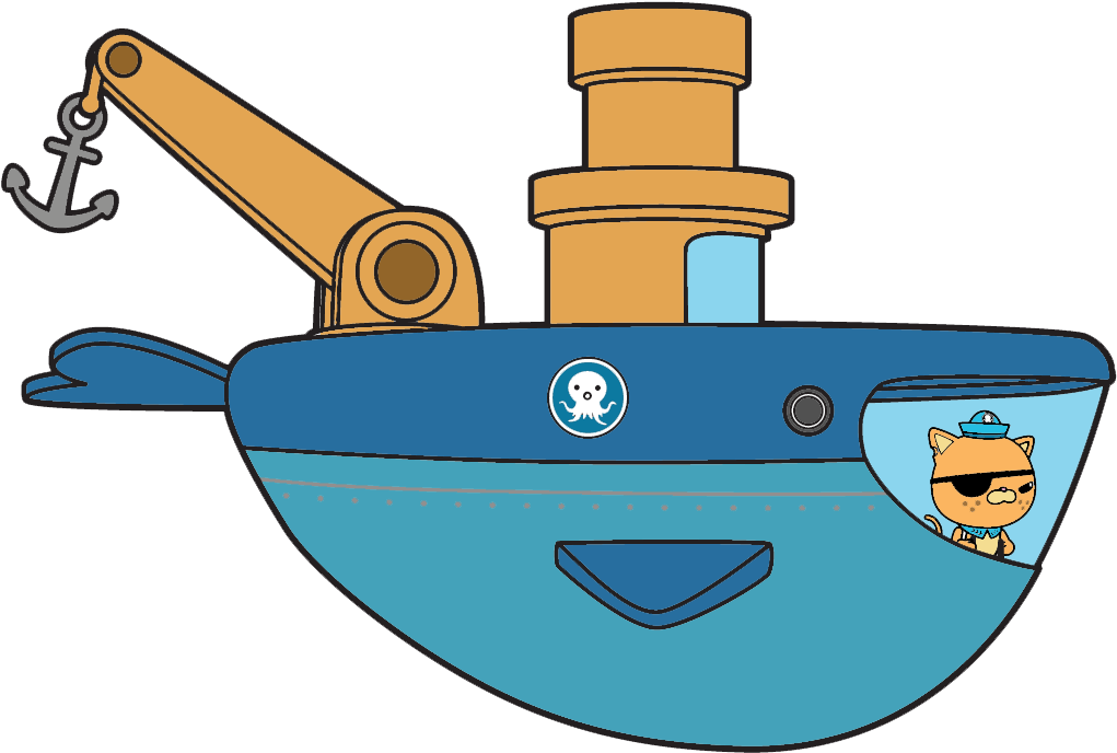 Octonauts Clipart - Octonauts Coloring Pages Gup C (1037x714), Png Download