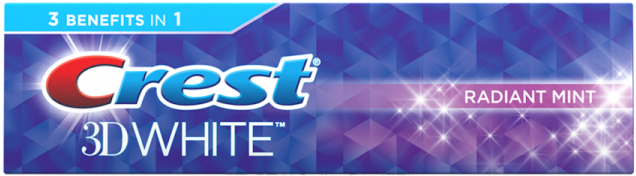 2 Free Crest 3d White Or Pro Health - Crest Radiant Mint (768x768), Png Download
