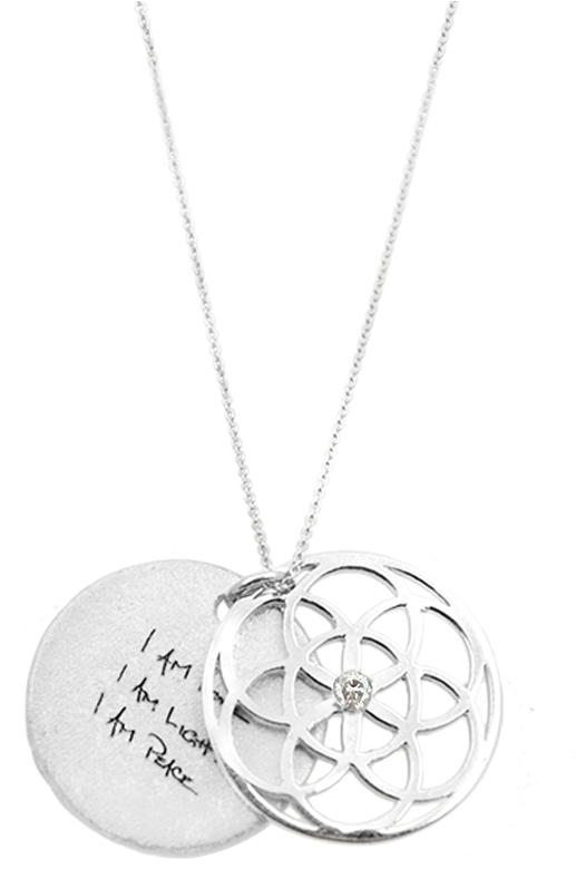 Load Image Into Gallery Viewer, Seed Of Life Necklace - Locket (1008x1008), Png Download