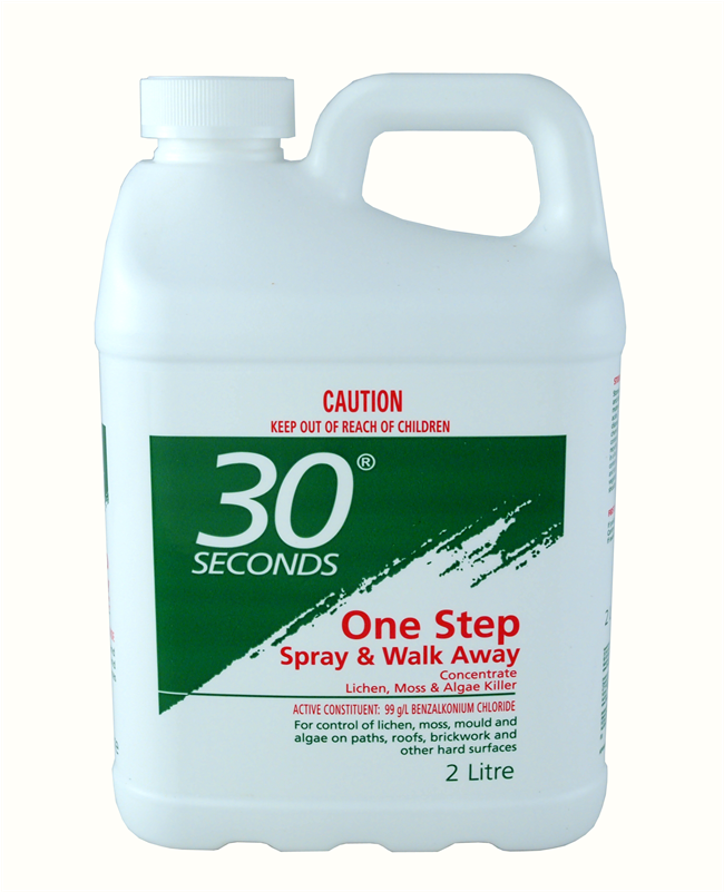 30 Seconds Spray & Walk Away Concentrate 2l - Plastic Bottle (800x800), Png Download