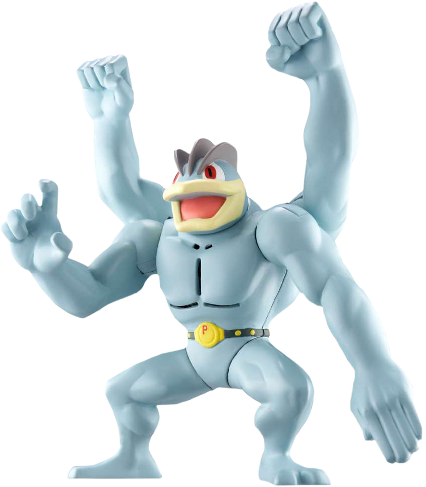 Machamp - Machamp Figure (845x966), Png Download