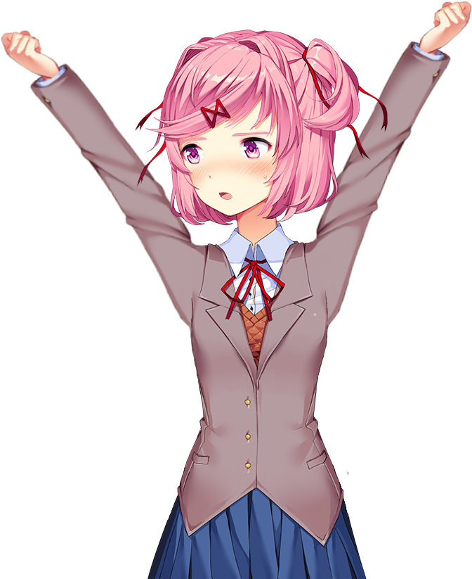 Natsuki - Doki Doki Literature Club Quotes (960x960), Png Download