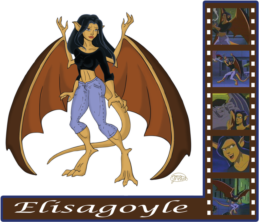 Disney Gargoyles Oc (900x754), Png Download