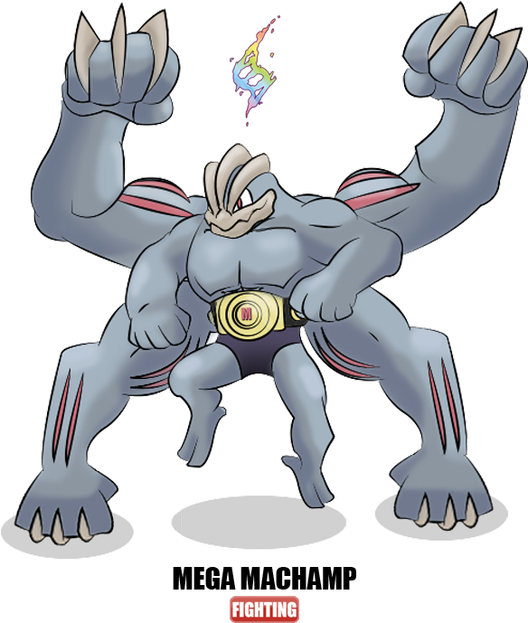 Mega Evolution Machamp (816x816), Png Download