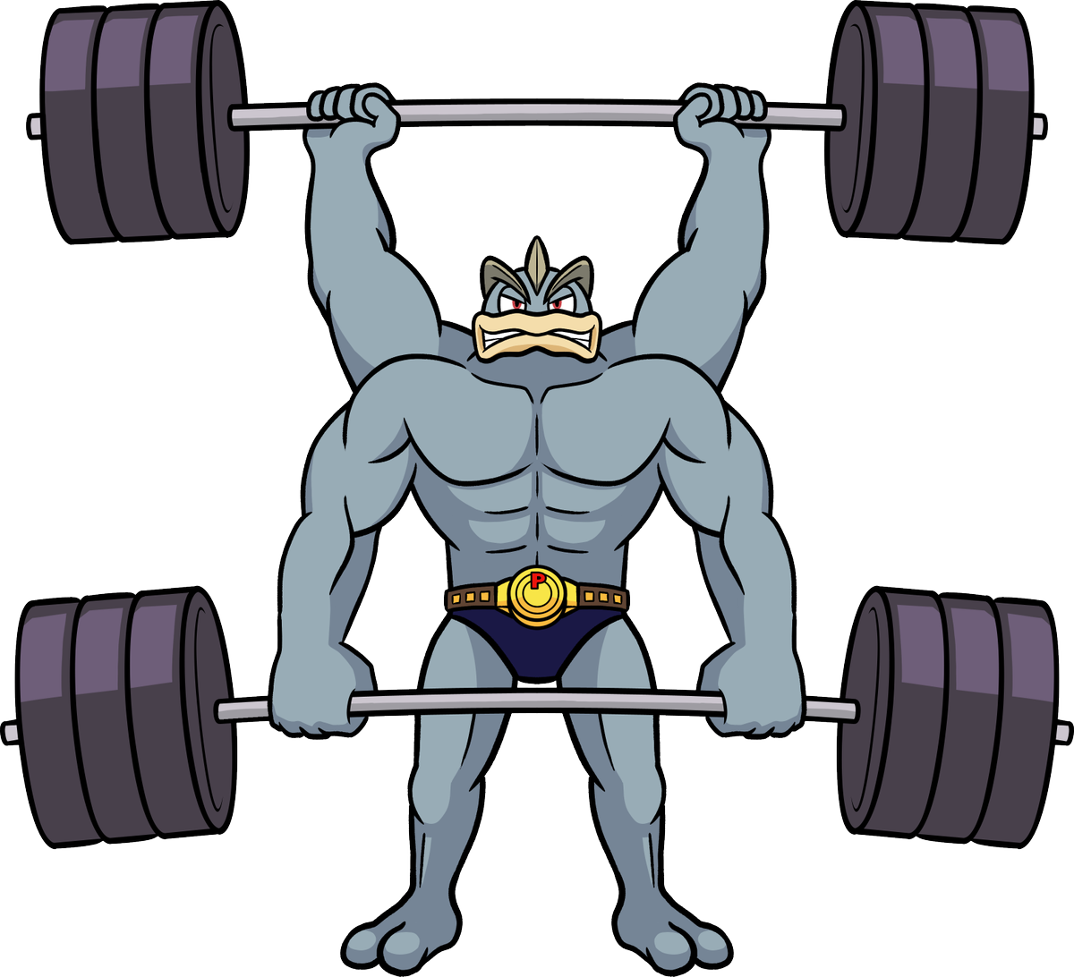 Paul Fritz A Commission I Did - Bodybuilding (1200x1092), Png Download