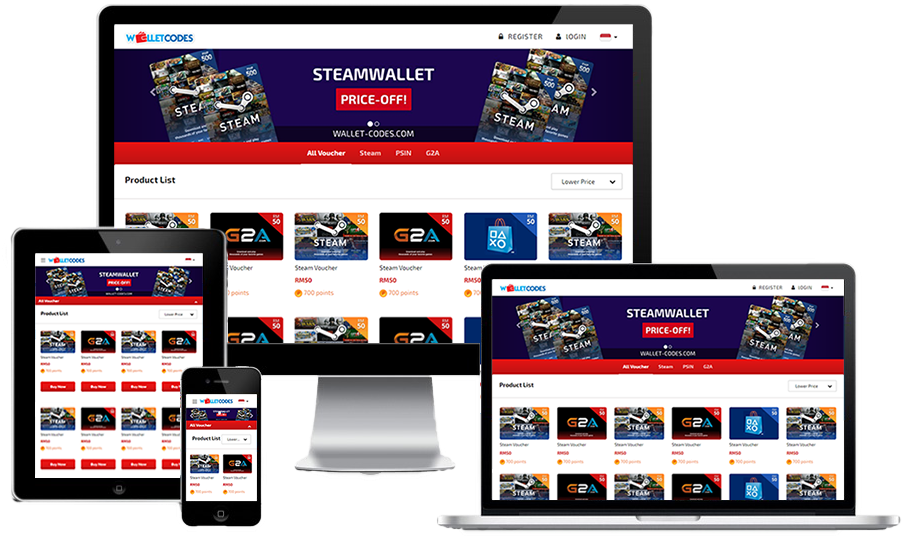 Thousands Of Gamers In Southeast Asia Use Steam Wallet - Paginas Web (950x550), Png Download