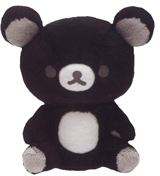 #rilakkuma#rilakkuma Transparent#san X#san X Transparent#png - Black Rilakkuma (652x742), Png Download