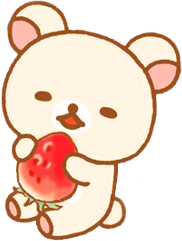 Rilakkuma Sticker - Korilakkuma And Kiiroitori (1024x1173), Png Download