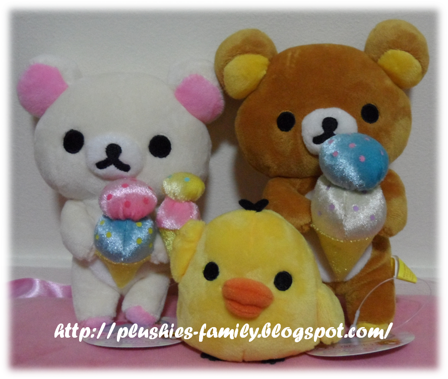 Ice Cream Rilakkuma, Korilakkuma And Chick - Teddy Bear (889x752), Png Download