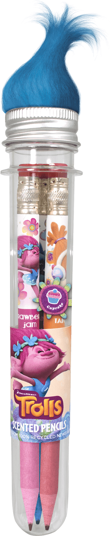 Dreamworks Trolls Smencils In Gift Tubes - Water Bottle (2000x2000), Png Download