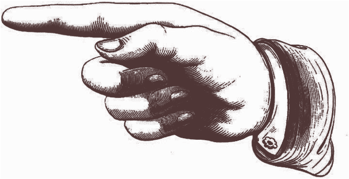 Pointing Hand (900x600), Png Download