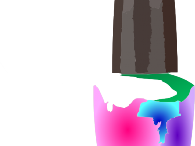 Nail Polish Bottle Art (640x480), Png Download