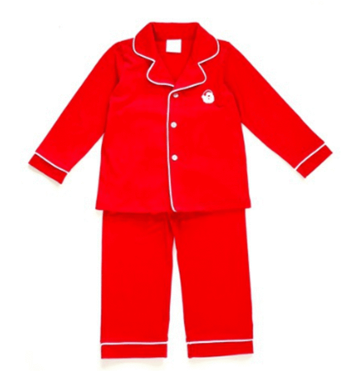 Christmas Pajamas With Santa Applique - Pajamas (774x1024), Png Download