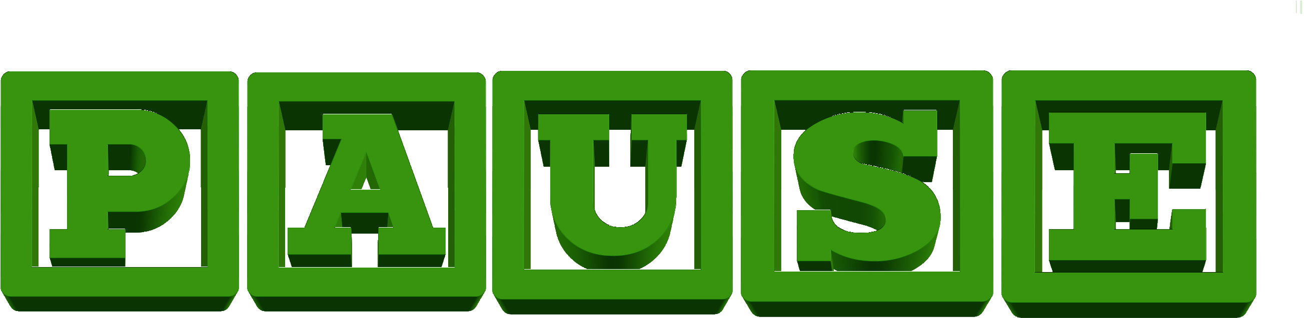 Pause Banner Icon Sign Computer - Graphic Design (3000x806), Png Download