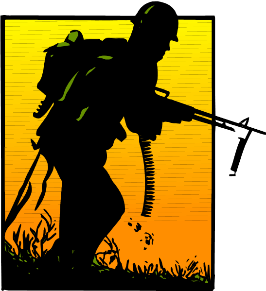 Soldier - Army Officer Professional Development (547x599), Png Download