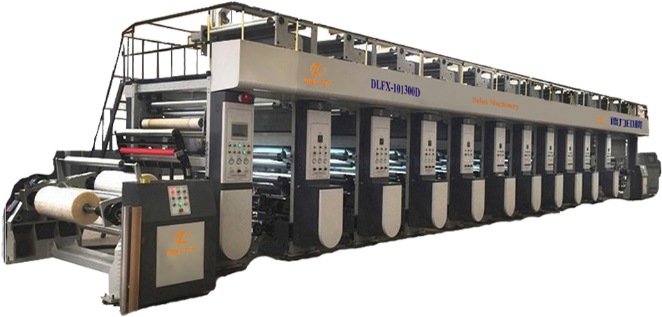 High Speed Rotogravure Printing Machines With Arc, - Intaglio (1024x470), Png Download