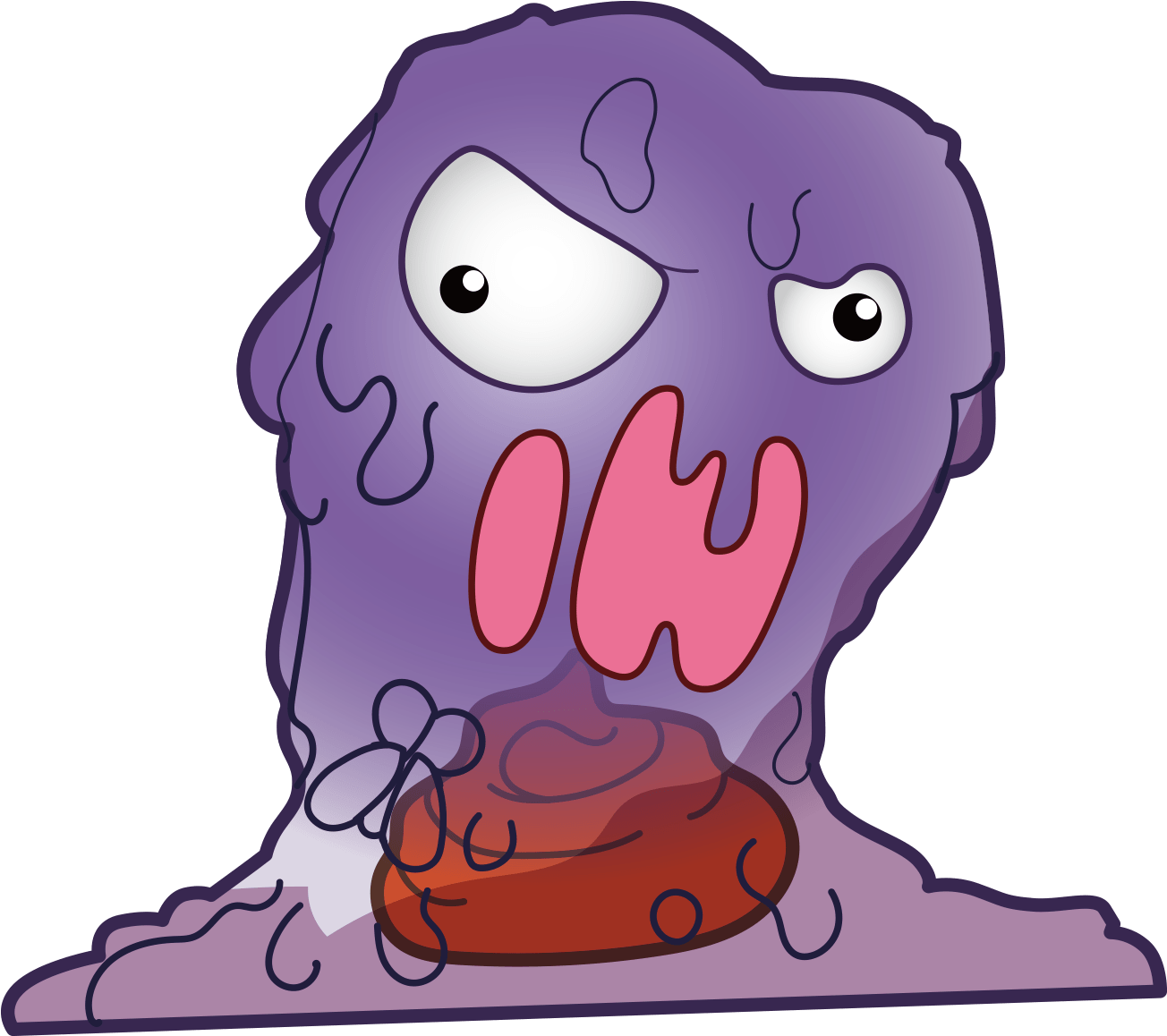 Download - Smashers Poop Monster (2000x2000), Png Download