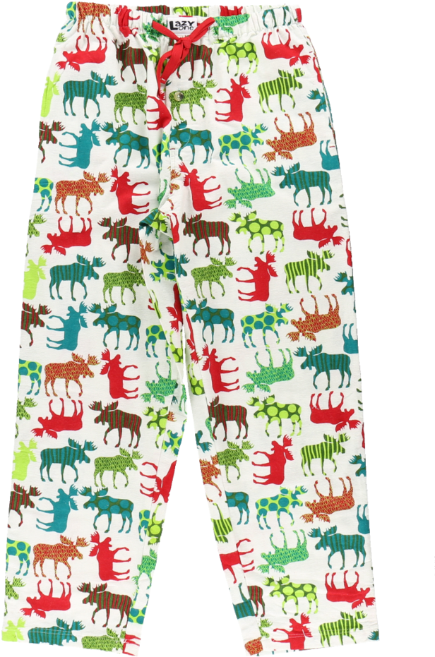 Family Christmas Pajamas Patterned Moose Unisex Kids - Pajamas (706x1024), Png Download