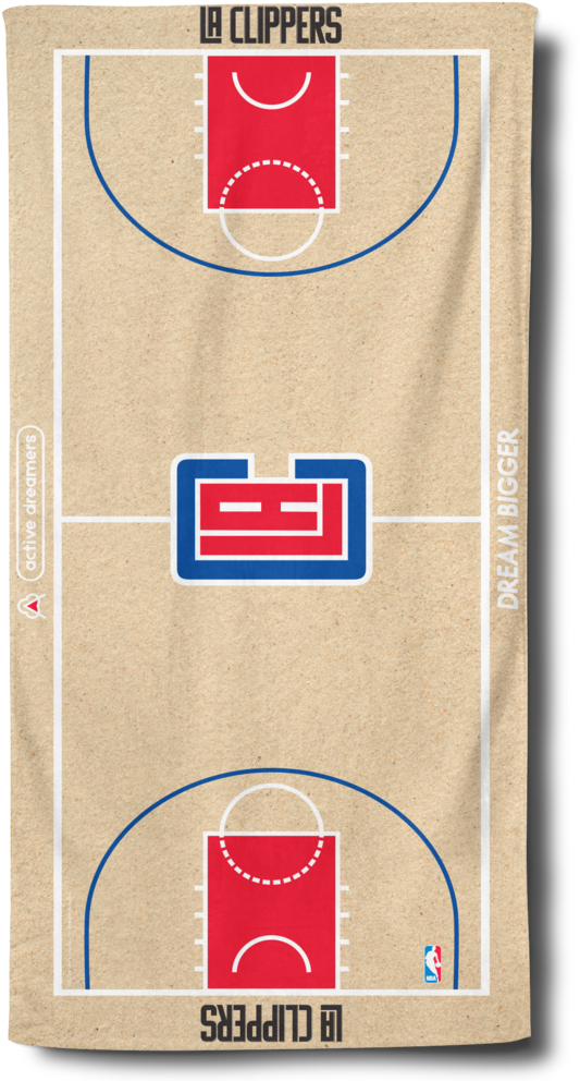 Clippers Beach Towel - Los Angeles Lakers (1024x1024), Png Download