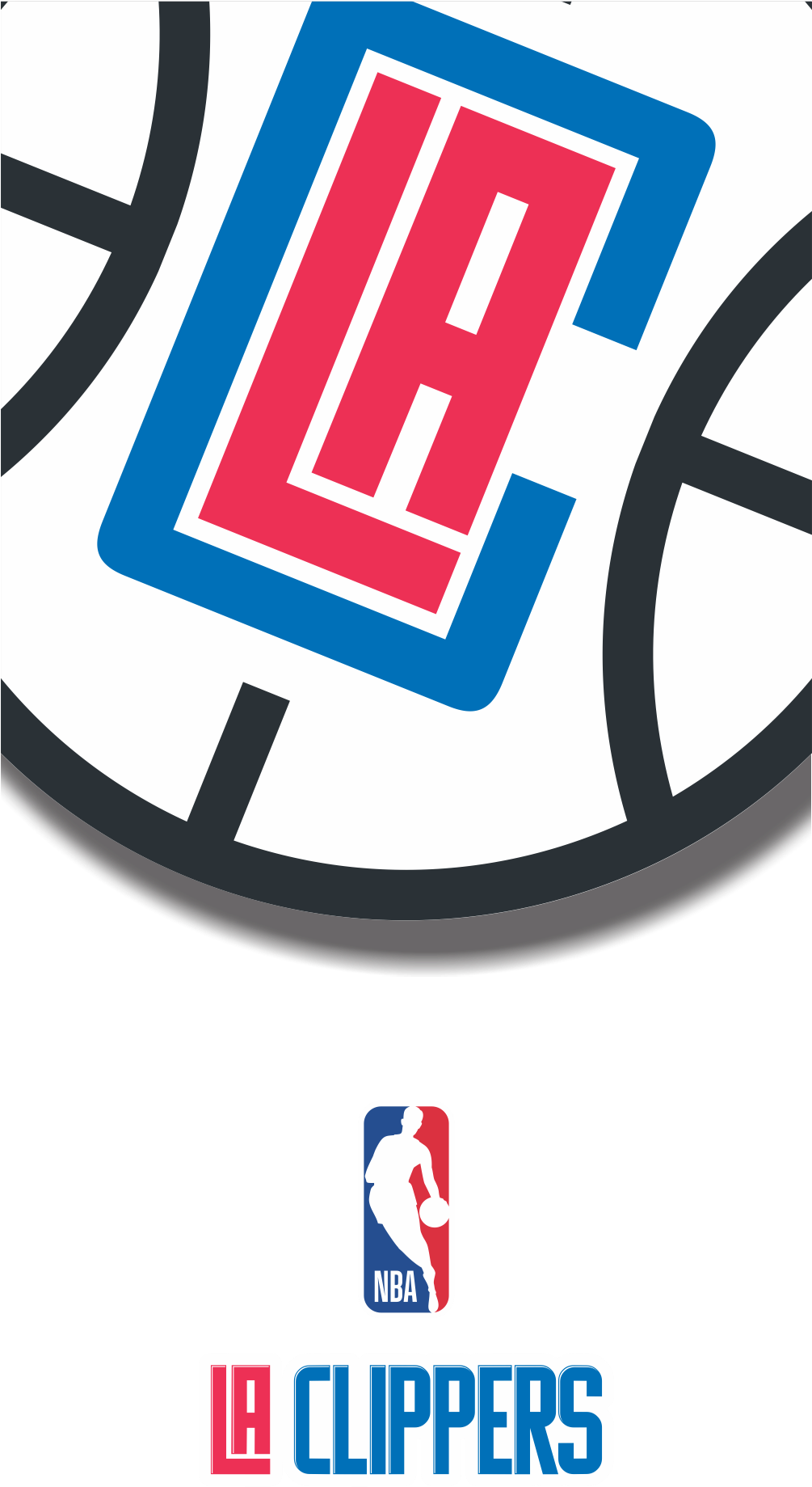 Clippers Transparente - Los Angeles Clippers (1004x1974), Png Download