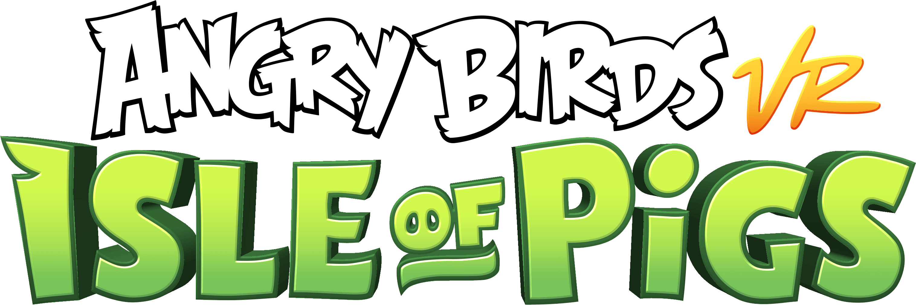 Official Angry Birds Vr - Angry Birds 2 (3500x1598), Png Download