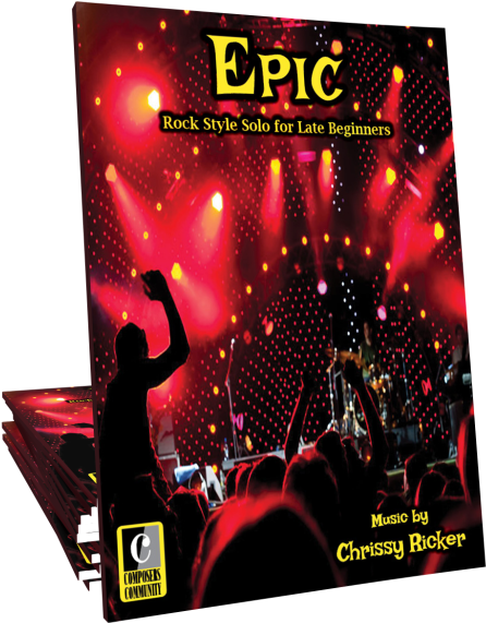 Rock-style Solo By Chrissy Ricker - Piano Pronto Publishing (585x585), Png Download